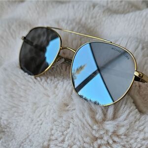 Micheal kors gold aviator sunglasses